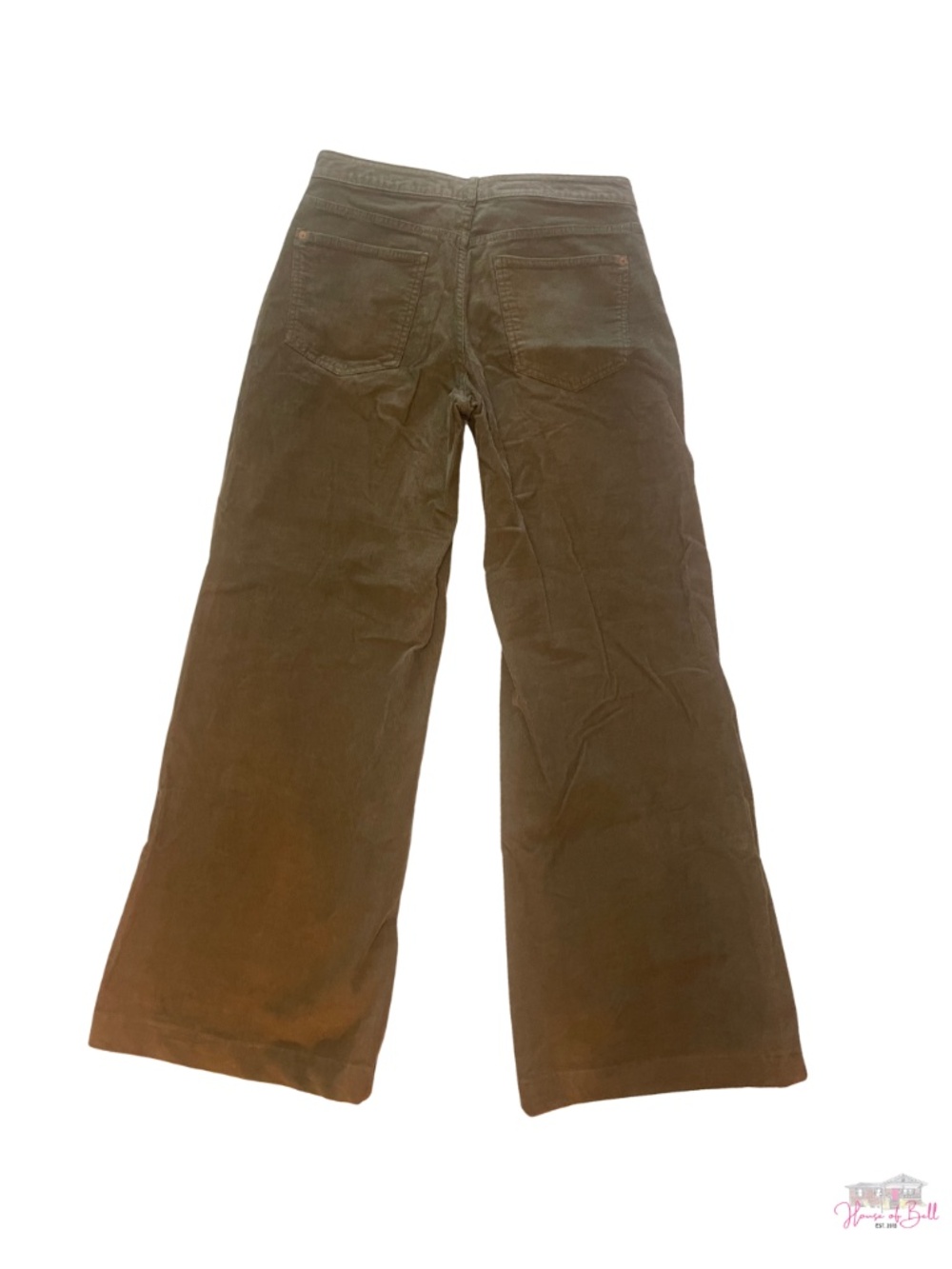 Pilcro Olive Green Corduroy Boot-Cut Pants - Picture 3 of 7